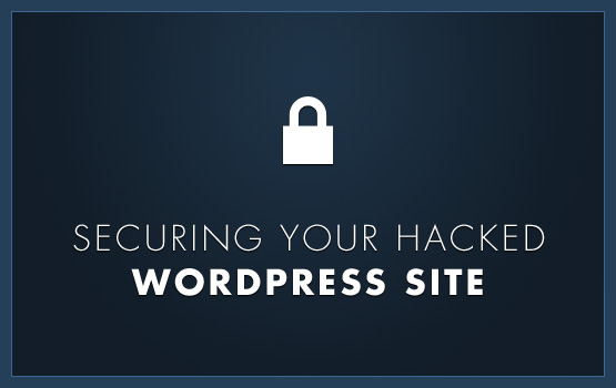 Securing your hacked wordpress site