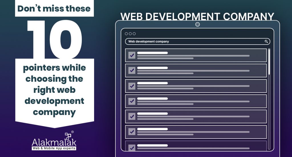 Choose web development company