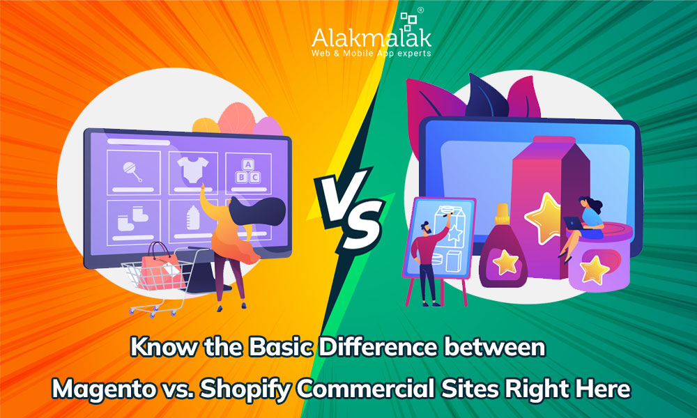 Difference between Magento vs. Shopify Commercial Sites