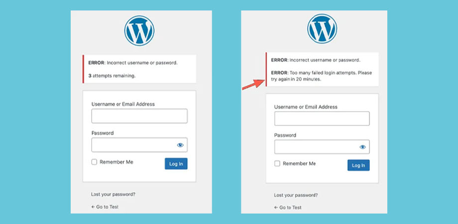 Limit Login Attempts To Secure The WordPress Login Page