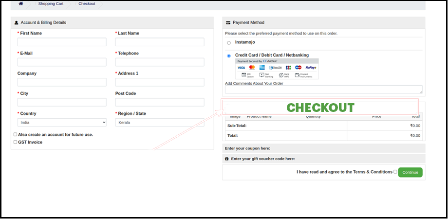 By making it easy for customers to navigate your checkout process, you can reduce the shopping cart abandonment rate.