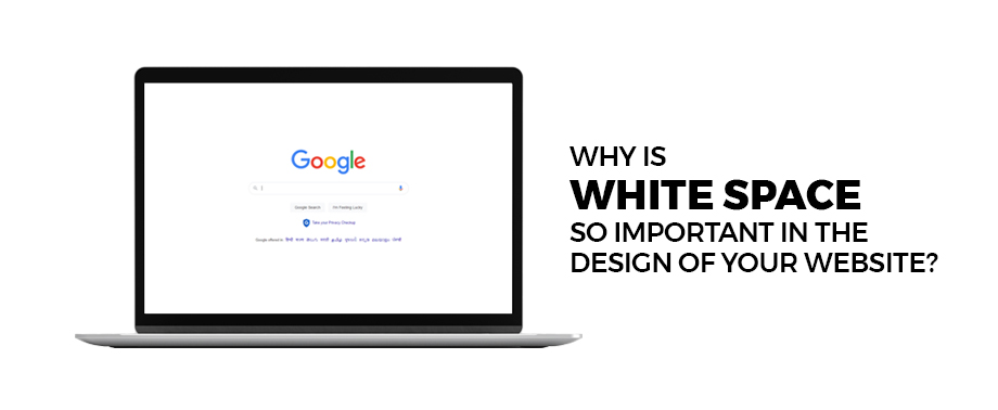 Why is white space so important in the design of your website