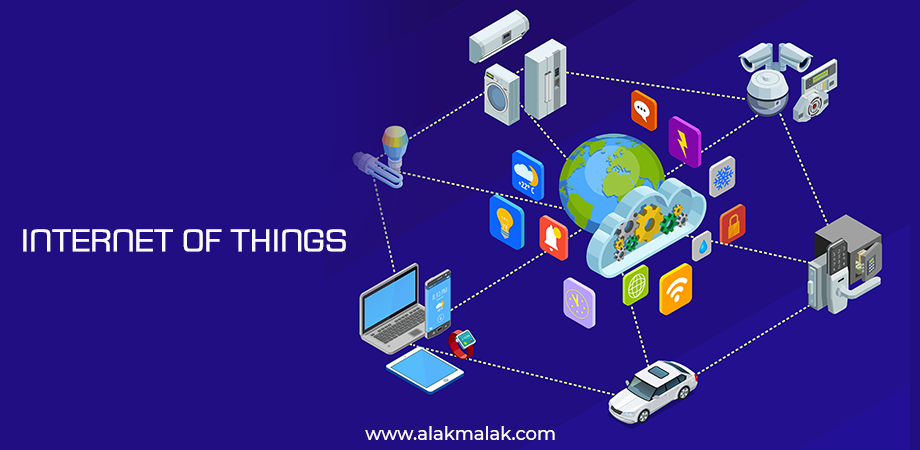 The Internet of things. IoT Technology connecting different electronic appliances