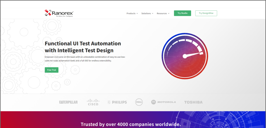 Ranorex Studio Automatic Mobile App testing tools