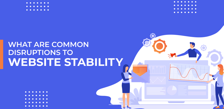 What are common disruptions to website stability