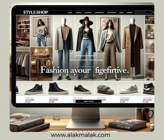 An apparel's eCommerce website showcasing it's brand and products. 