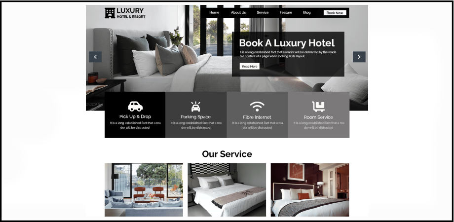 Luxury - Hotel & Resort WordPress Theme
