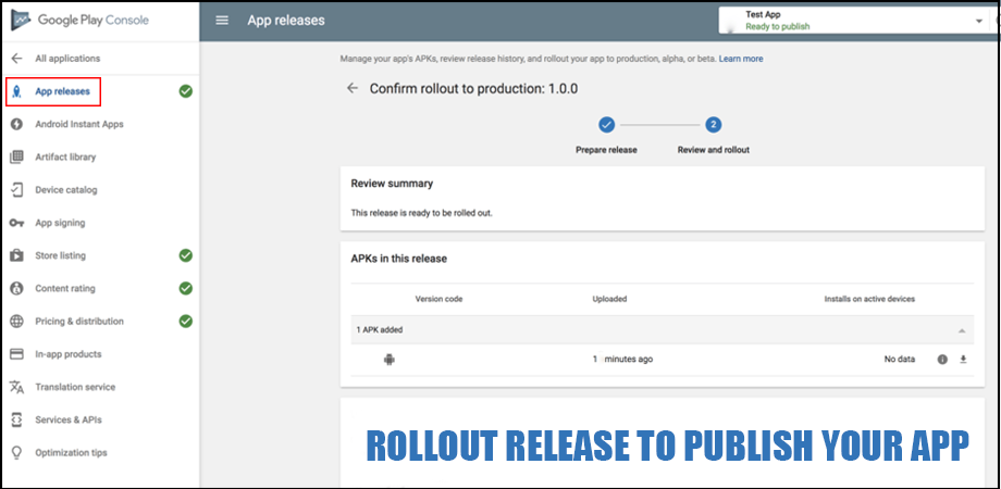 Rolling out the release to publish your app is a moment of excitement, anticipation, and satisfaction. Just like the joy when your friend walks into the surprise party, seeing your app live on the Play Store is an incredibly rewarding moment.