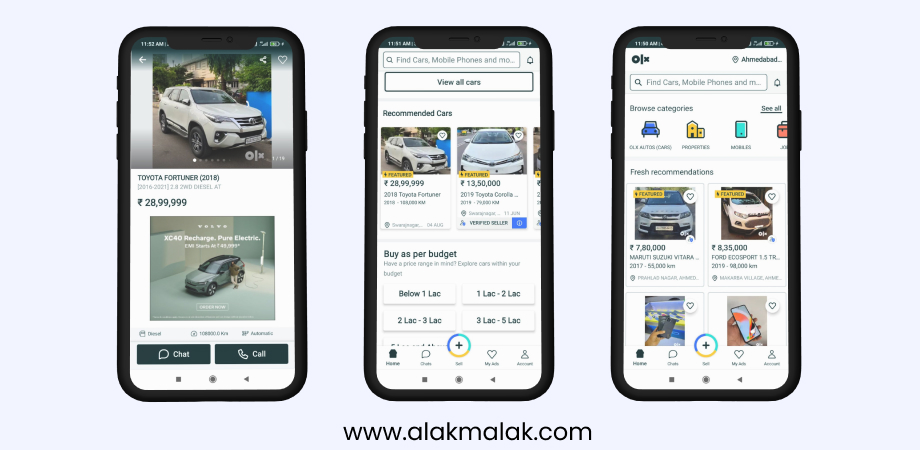 Olx Mobile App Screenshots