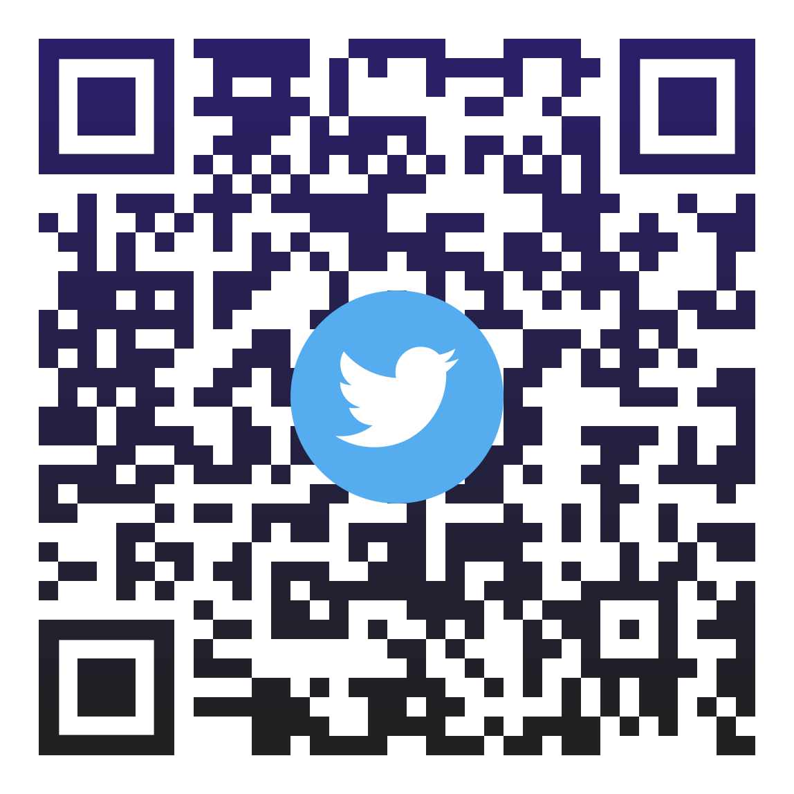 QR Code of Alakmalak Technologies' Twitter Profile.