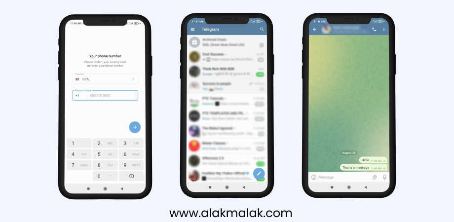 Telegram Mobile App Screenshots