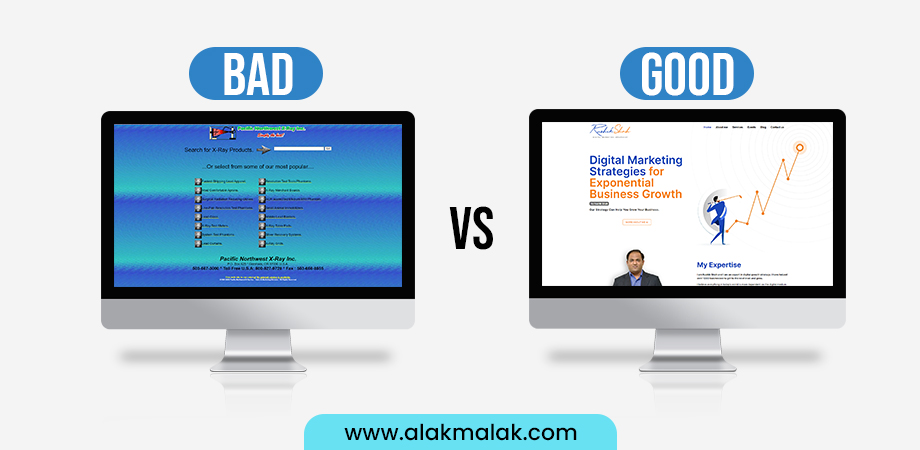 Good vs. Bad Website Design