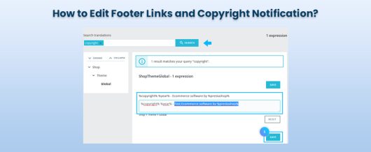 How to Edit Footer Links and Copyright Notification?
