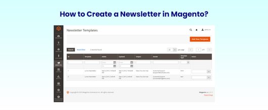 How to Create a Newsletter in Magento?