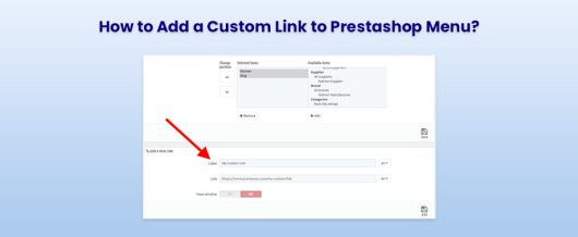 How to Add a Custom Link to Prestashop Menu?