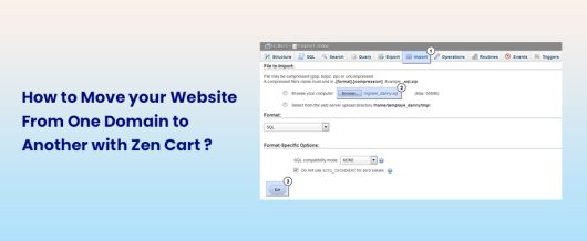 How to move your website from one domain to another with Zen Cart ?