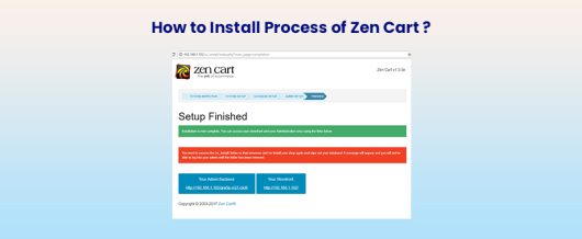How to Install Process of Zen Cart ?