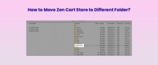 How to Move Zen Cart Store to Different Folder?