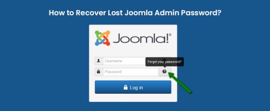 How to Recover Lost Joomla Admin Password?