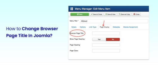 How to Change Browser Page Title In Joomla?