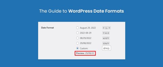 The guide to WordPress date formats