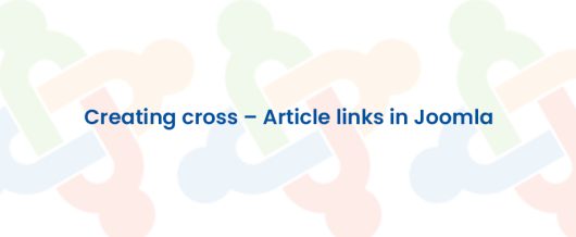 Creating cross – Article links in Joomla