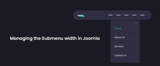Managing the Submenu width in Joomla
