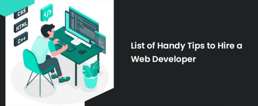 List of handy tips to hire a web developer