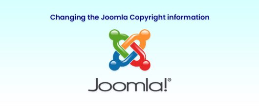 Changing the Joomla Copyright information