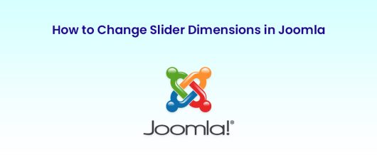 How to change slider dimensions in Joomla