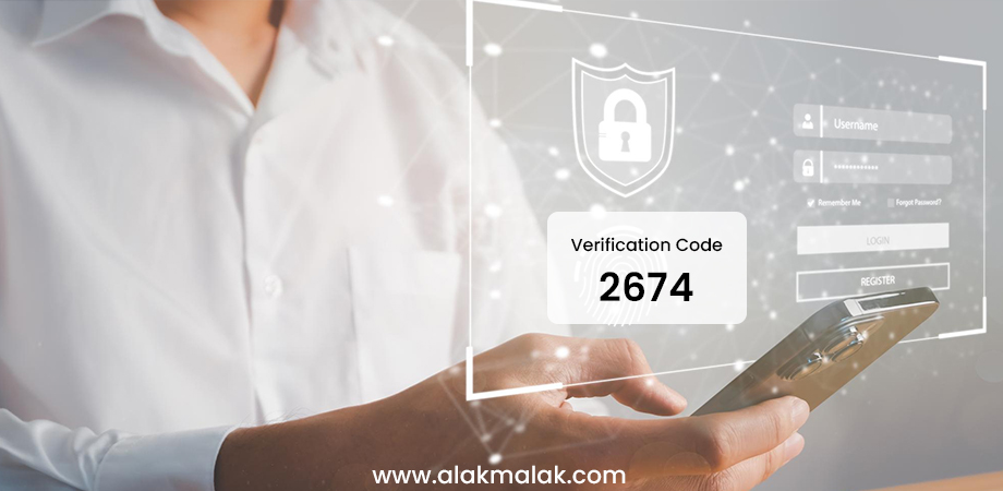  A person enters a verification code on their smartphone, highlighting the security feature of two-factor authentication to protect user accounts on an e-commerce website by requiring an additional step beyond a password for login.