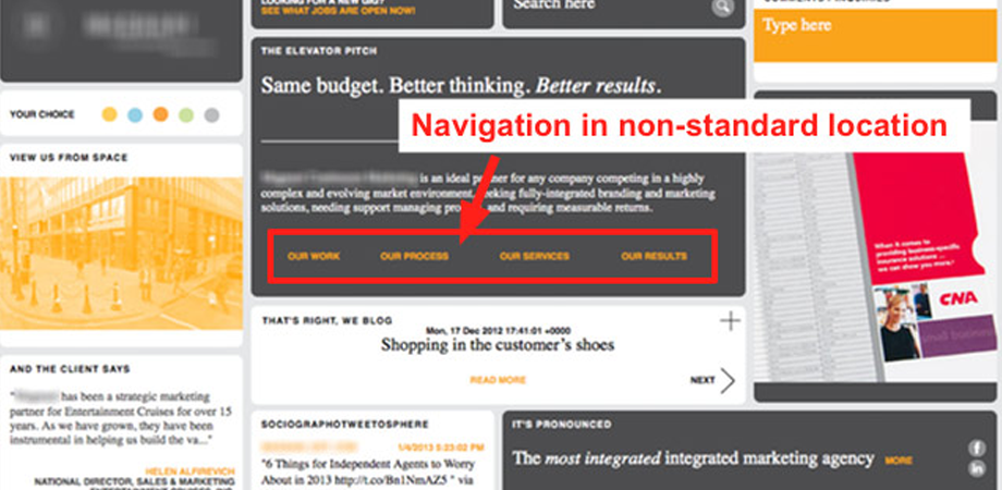 if your navigation is confusing or difficult to understand, this can have a negative impact on customer loyalty and sales.