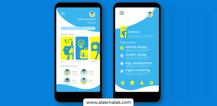 A mobile app with a simple and uncluttered interface. The app has a clear hierarchy of information, and it is easy to find what you are looking for.