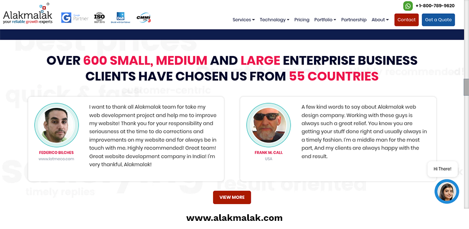 Business reviews and testimonials of Alakmalak Technologies