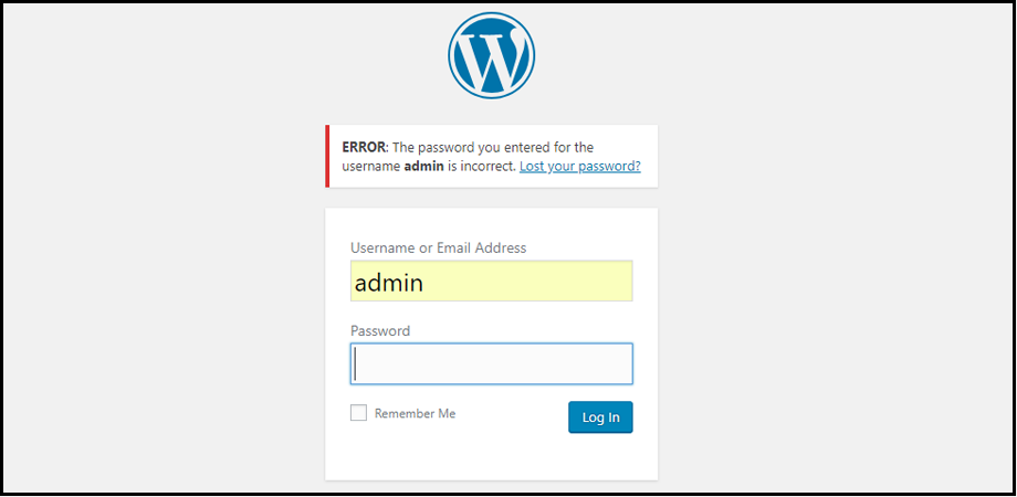 Locked Out Of Admin Page