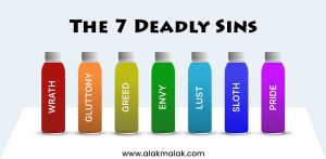 7 Deadly Sins Represented with Web Design Colors